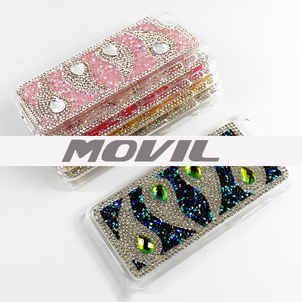 NP-2434 Bling TPU con diamante para el iPhone 6-16